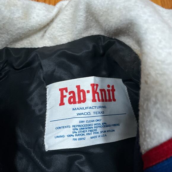 VTG 70s (?) Fab-Knit Cheerleader Varsity Jacket Southern Sweethearts Riverside - Picture 5 of 15